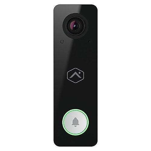 Alarm.com ADC-VDB750 2MP Wi-Fi Video Doorbell Camera, Black and White