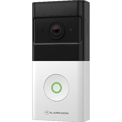 Alarm.com ADC-VDB780B 2MP Wireless Video Doorbell, Black/White